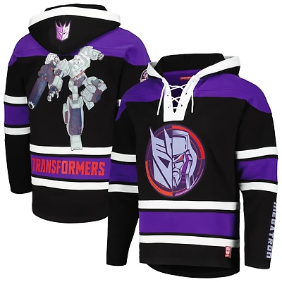 Men's Freeze Max  Black Transformers Megatron Hockey Pullover Hoodie