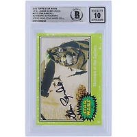 Glenn Randall Star Wars Autographed 2015 Topps Journey to the Force Awakens Slime Green #67 BGS Authenticated 10 Card