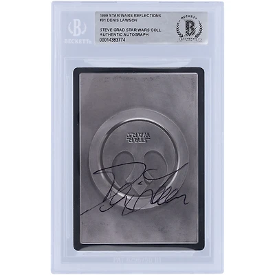 Denis Lawson Star Wars Autographed 1999 CCG Reflections #81 BGS Authenticated Card