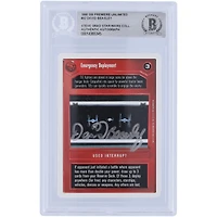 David Beasley Star Wars Autographed 1995 CCG Premiere Unlimited #82 BAS Authenticated Card