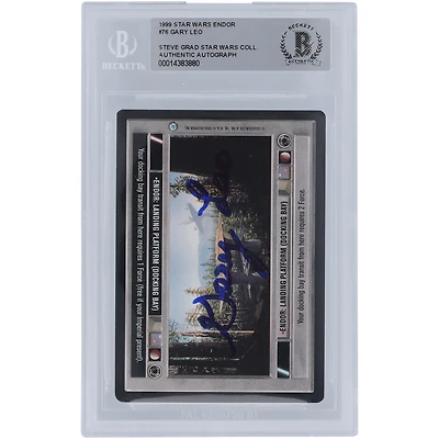 Gary Leo Star Wars Autographed 1999 CCG Endor #76 BGS Authenticated Card