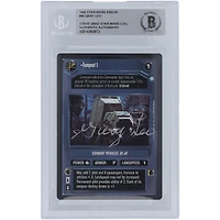 Gary Leo Star Wars Autographed 1999 CCG Endor #80 BGS Authenticated Card