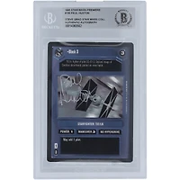 Paul Huston Star Wars Autographed 1995 CCG Premiere #138 BGS Authenticated Card