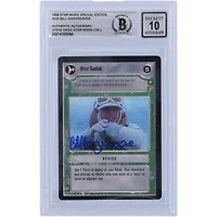 Bill Hargreaves Star Wars Autographed 1998 CCG Special Edition #320 BGS Authenticated 10 Card