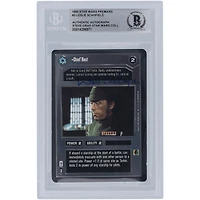 Leslie Schofield Star Wars Autographed 1995 CCG Premiere #3 BGS Authenticated Card