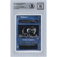 David Beasley Star Wars Autographed 1995 CCG Premiere #141 BGS Authenticated 10 Card