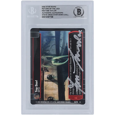 Femi Taylor Star Wars Autographed 2004 CCG Return of the Jedi #38 BGS Authenticated Card