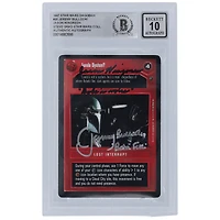 Jeremy Bulloch and Jason Wingreen Star Wars Autographed 1997 CCG Dagobah #95 BGS Authenticated 10 Auto Grade Card with "Boba Fett & Boba's Voice" Inscription