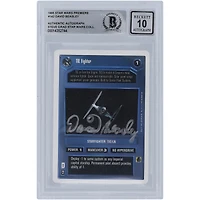 David Beasley Star Wars Autographed 1995 CCG Premiere #142 BGS Authenticated 10 Card