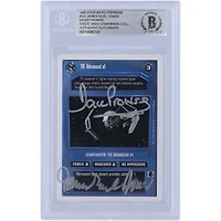 David Prowse and James Earl Jones Star Wars Autographed 1995 CCG Premiere #141 BGS Authenticated Authentic Card