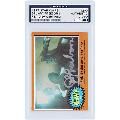 Stuart Freeborn Autographed 1977 Topps Star Wars #293 PSA Authenticated Card