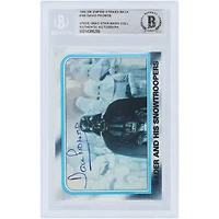 David Prowse Star Wars Autographed 1980 Topps The Empire Strikes Back Darth Vader #165 BAS Authenticated Card