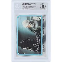 David Prowse Star Wars Autographed 1980 Topps The Empire Strikes Back Darth Vader #181 BAS Authenticated Card