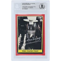 David Prowse Star Wars Autographed 1983 Topps Return of the Jedi Darth Vader #10 BAS Authenticated Card