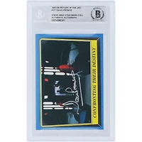 David Prowse Star Wars Autographed 1983 Topps Return of the Jedi Darth Vader #177 BAS Authenticated Card