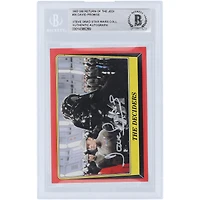 David Prowse Star Wars Autographed 1983 Topps Return of the Jedi Darth Vader #56 BAS Authenticated Card