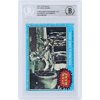 Kenny Baker Autographed 1977 Topps Star Wars #48 BAS Authenticated Card