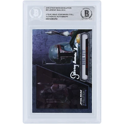 Jeremy Bulloch Star Wars Autographed 2016 Topps #52 BAS Authenticated Card with "Boba" Inscription - The Steve Grad Collection