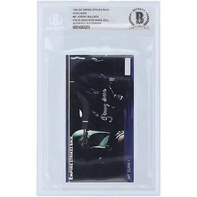 Jeremy Bulloch Star Wars Autographed 1995 Topps Widevision #81 BAS Authenticated Card