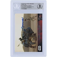 Christian Alzmann Star Wars Autographed 2015 Topps #75 BAS Authenticated Card