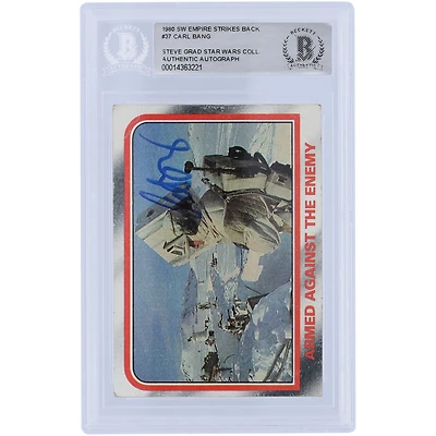 Carl Bang Star Wars Autographed 1980 Topps The Empire Strikes Back #37 BAS Authenticated Card