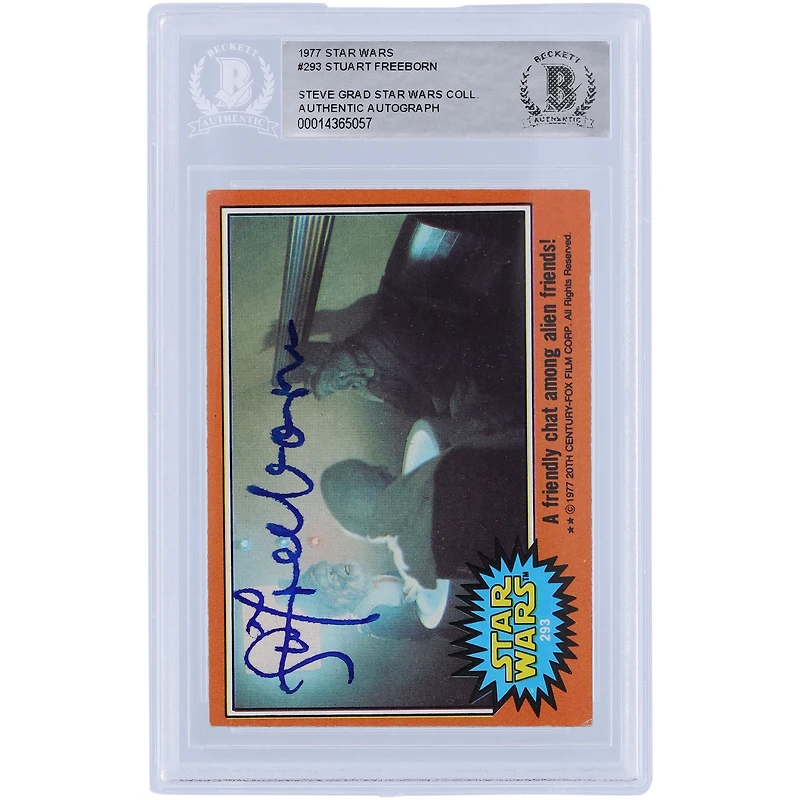 Stuart Freeborn Autographed 1977 Topps Star Wars #293 PSA Authenticated Card