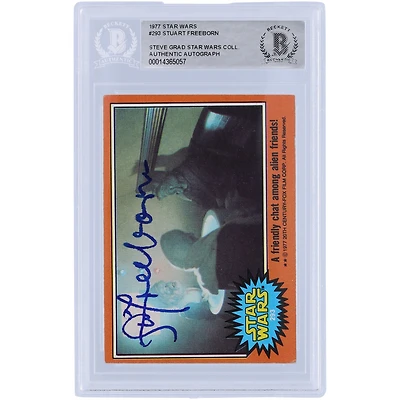 Stuart Freeborn Autographed 1977 Topps Star Wars #293 PSA Authenticated Card