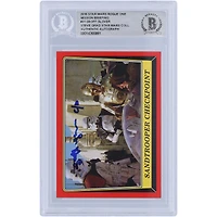 Geoff Glover Star Wars Autographed 2016 Topps #31 BAS Authenticated Card with "C/O" Inscription