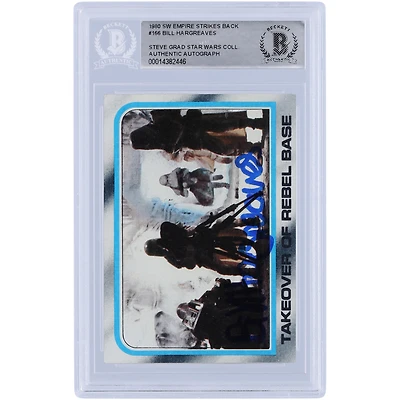Bill Hargreaves Star Wars Autographed 1980 Topps The Empire Strikes Back #166 BAS Authenticated Card