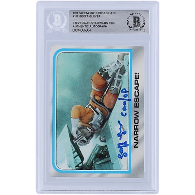 Geoff Glover Star Wars Autographed 1980 Topps The Empire Strikes Back #156 BAS Authenticated Card