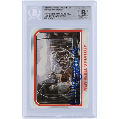 Bill Hargreaves Star Wars Autographed 1980 Topps The Empire Strikes Back #17 BAS Authenticated Card