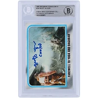 Geoff Glover Star Wars Autographed 1980 Topps The Empire Strikes Back #184 BAS Authenticated Card