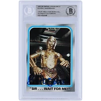 Bill Hargreaves Star Wars Autographed 1980 Topps The Empire Strikes Back #170 BAS Authenticated Card