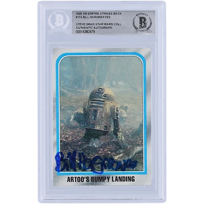 Bill Hargreaves Star Wars Autographed 1980 Topps The Empire Strikes Back #174 BAS Authenticated Card