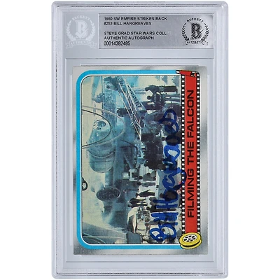 Bill Hargreaves Star Wars Autographed 1980 Topps The Empire Strikes Back #253 BAS Authenticated Card