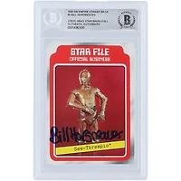 Bill Hargreaves Star Wars Autographed 1980 Topps The Empire Strikes Back #6 BAS Authenticated Card