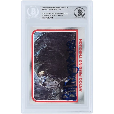 Bill Hargreaves Star Wars Autographed 1980 Topps The Empire Strikes Back #62 BAS Authenticated Card