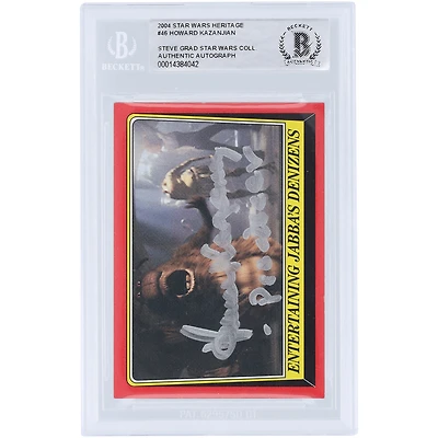 Howard Kazanjian Star Wars Autographed 2004 Topps #46 BAS Authenticated Card with "Producer" Inscription