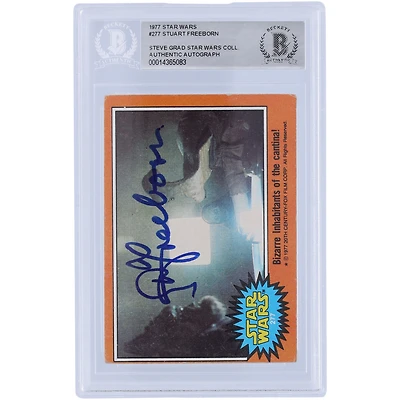 Stuart Freeborn Autographed 1977 Topps Star Wars #277 BAS Authenticated Card