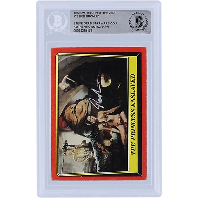 Bob Bromley Star Wars Autographed 1983 Topps Return of the Jedi #32 BAS Authenticated Card