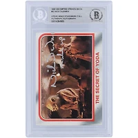 Nick Dudman Star Wars Autographed 1980 Topps #63 BAS Authenticated Card with "Make Up" Inscription