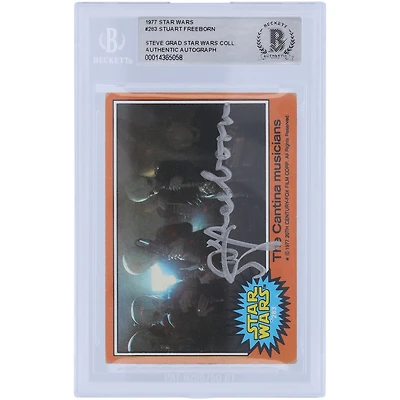 Stuart Freeborn Autographed 1977 Topps Star Wars #283 BAS Authenticated Card