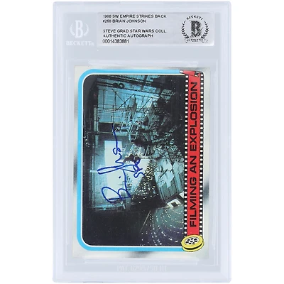 Brian Johnson Star Wars Autographed 1980 Topps The Empire Strikes Back #260 BAS Authenticated Card with "SFX" Inscription