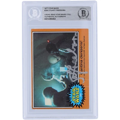 Stuart Freeborn Autographed 1977 Topps Star Wars #286 BAS Authenticated Card