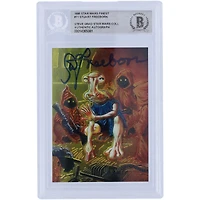 Stuart Freeborn Star Wars Autographed 1996 Topps Finest #71 BAS Authenticated Card