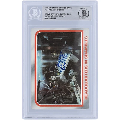 Harley Cokeliss Star Wars Autographed 1980 Topps The Empire Strikes Back #47 BAS Authenticated Card with "2nd Unit Director" Inscription