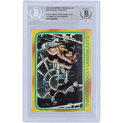 Harley Cokeliss Star Wars Autographed 1980 Topps The Empire Strikes Back #290 BAS Authenticated Card
