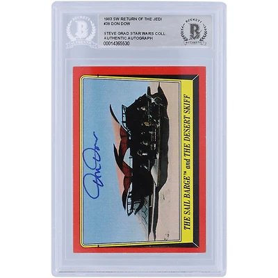 Don Dow Star Wars Autographed 1983 Topps Return of the Jedi #38 BAS Authenticated Card