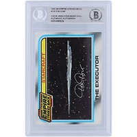 Don Dow Star Wars Autographed 1980 Topps The Empire Strikes Back #135 BAS Authenticated Card