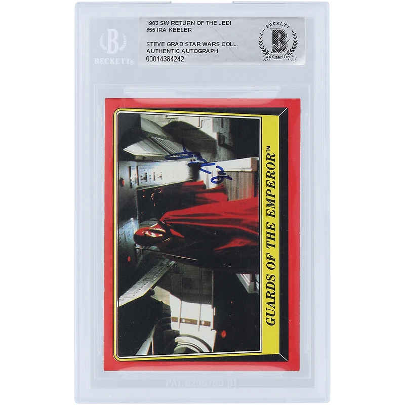 Ira Keeler Star Wars Autographed 1983 Topps Return of the Jedi #55 BAS Authenticated Card